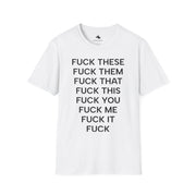 Unisex Softstyle T-shirt, Statement Tee, Funny Shirt, Pickup Line Comment T-Shirt, "Exploitive", Quote Shirt