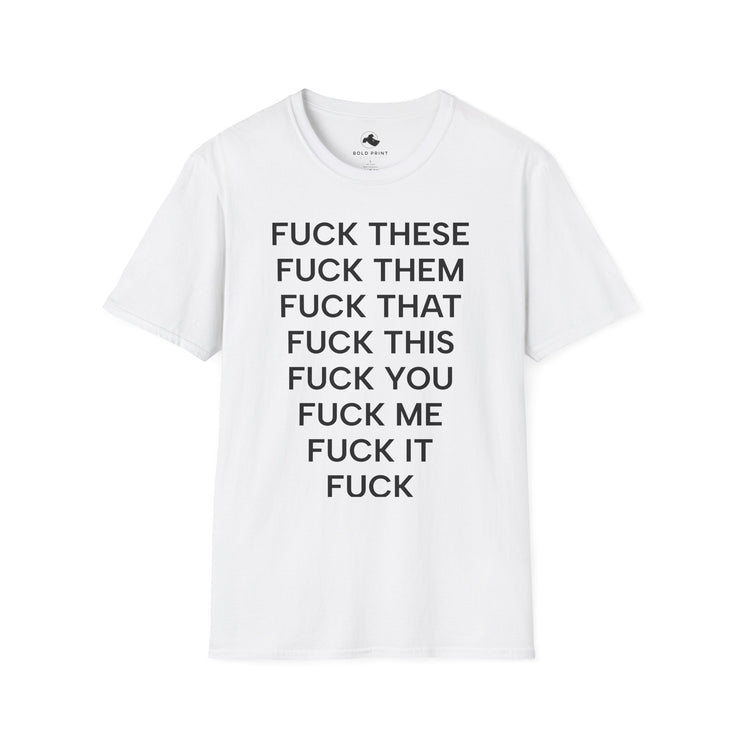 Unisex Softstyle T-shirt, Statement Tee, Funny Shirt, Pickup Line Comment T-Shirt, "Exploitive", Quote Shirt