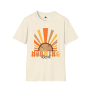 Sunrise Vibes T-Shirt, Morning Wood Graphic Tee, Unisex Casual Wear, Summer Style, Gift for Nature Lovers, Relaxed Fit Top