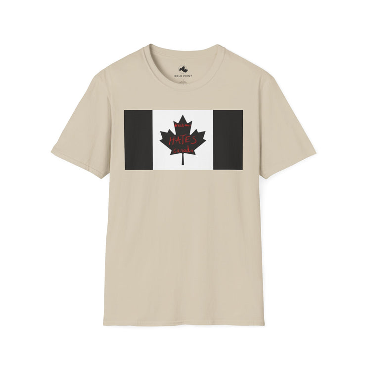 Canadian Pride Graphic T-Shirt, Softstyle Tee, Unisex Shirt, Canada Apparel, Gift for Canadians, Maple Leaf Design Bettman 2