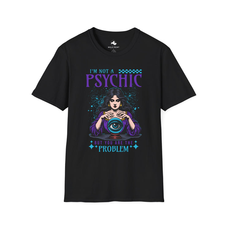 Psychic Humor Unisex Softstyle T-Shirt - Funny Graphic Tee for Spiritual Lovers, Gift for Psychics, Unisex Top, Halloween Costume, [...]