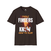 Unisex Gaming T-Shirt | These Fingers Know How to Play | Casual Tee | Gamer Gift | Fun Graphic Tee | Birthday Gift | Playful Apparel