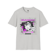 Gooner Nation Graphic T-Shirt, Unisex Softstyle Tee, Anime Style Top, Casual Wear, Perfect for Anime Lovers Purple