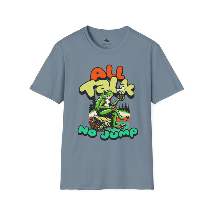Playful Frog Graphic T-Shirt | Fun Casual Tee for Nature Lovers, Gifts for Friends, Unique Summer Style, Everyday Wear, Outdoor Adventures