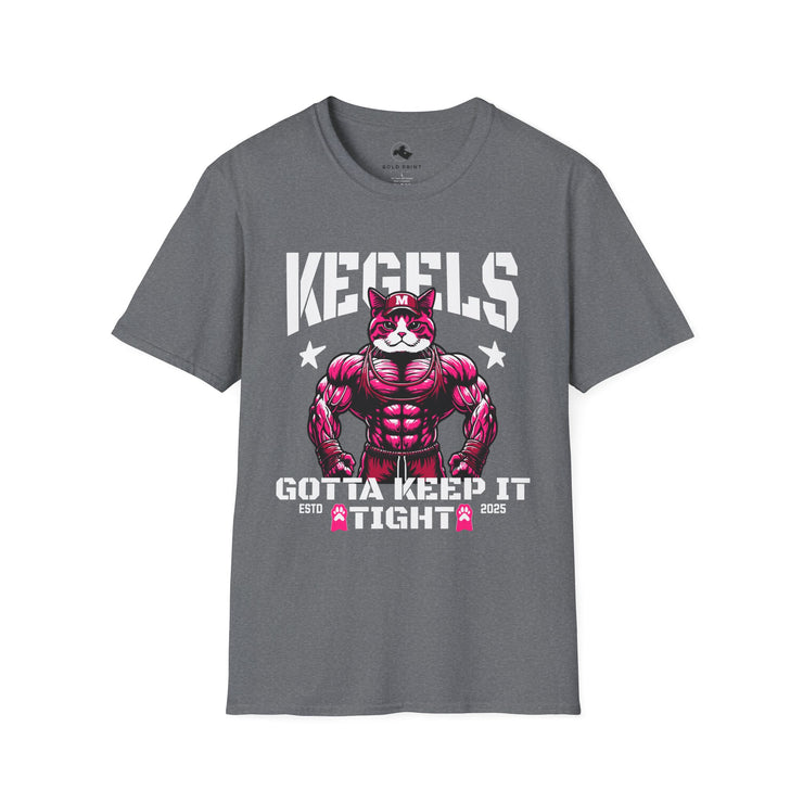 Kegel Strength Graphic T-Shirt, Workout Tee, Fitness Apparel, Humor Shirt, Gym Gift, Unisex Casual Wear