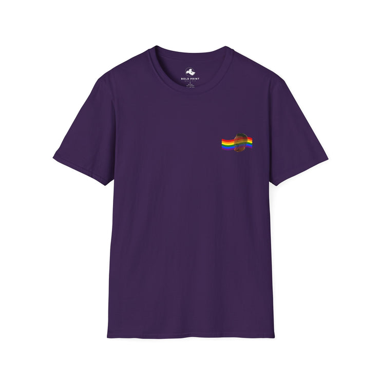 Pride Message T-Shirt, Can't Think Straight Tee, Unisex LGBTQ+ Shirt, Softstyle Tee, Comfort Wear for Pride Events, Gift for Allies V2