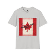 Canadian Pride Graphic T-Shirt, Softstyle Tee, Unisex Shirt, Canada Apparel, Gift for Canadians, Maple Leaf Design