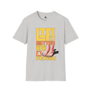 Unisex Fun Statement T-Shirt - Life is Better with a Fetish, Casual Wear, Gift for Friends, Graphic Tee, Summer Style Feet Yellow