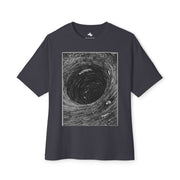Cosmic Swirl Graphic Tee, Unisex Boxy T-Shirt, Casual Streetwear, Gift for Space Lovers, Art-Inspired Apparel