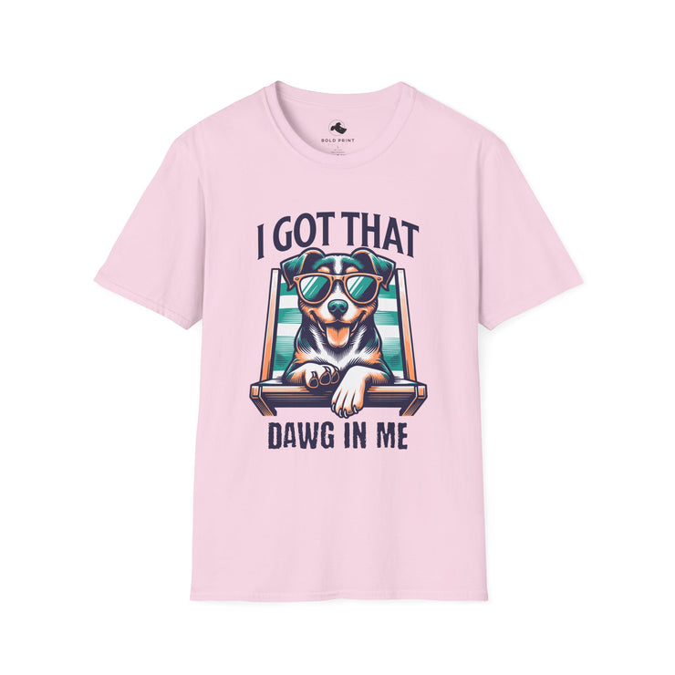 Cool Dog Lover's T-Shirt - I Got That Dawg In Me, Funny Pet Shirt, Unisex Dog Owner Gift, Summer Casual Wear, Dog Themed Apparel