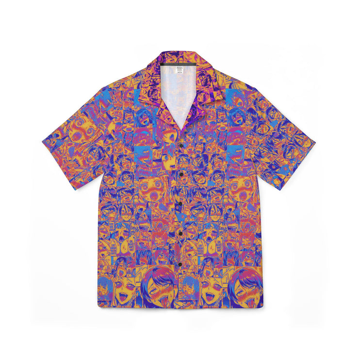 Vibrant Men's Hawaiian Camp Shirt - Perfect for Beach Days, Summer Parties, Casual Outings, Vacation Wear, and Trendy Street Style