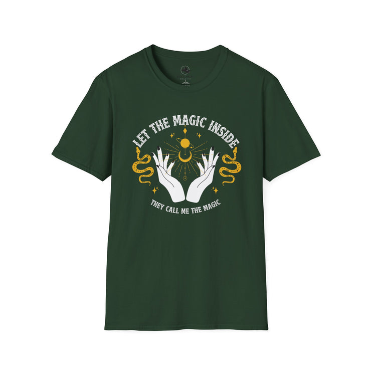 Mystical Magic T-Shirt, Unisex Softstyle Shirt for Magic Lovers, Gift for Witches, Spiritual Tee, Everyday Casual Wear
