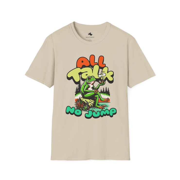 Playful Frog Graphic T-Shirt | Fun Casual Tee for Nature Lovers, Gifts for Friends, Unique Summer Style, Everyday Wear, Outdoor Adventures