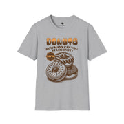 Funny Donuts T-Shirt, Quirky Dessert Tee, NSFW Humor Shirt, Gift for Foodies, Casual Wear for Parties