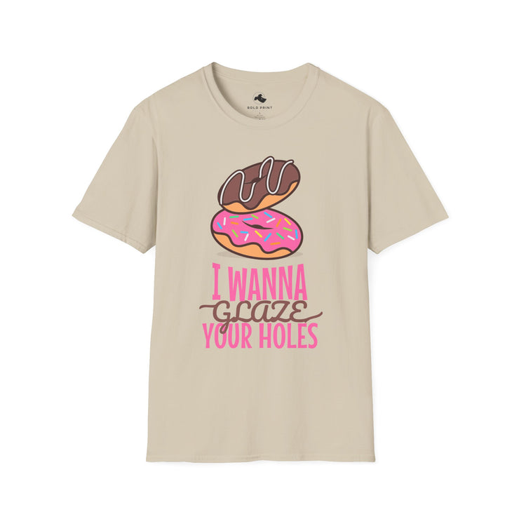 Funny Donut Humor Unisex T-Shirt, Casual Tee for Food Lovers, Gag Gift, Birthday Celebration, Snack Enthusiast