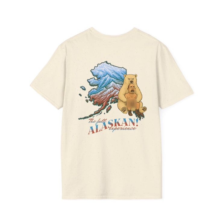 Alaskan Adventure Unisex Softstyle T-Shirt, Bear Graphic Tee, Outdoor Apparel, Nature Lover Gift, Travel Souvenir, Casual Wear V2 - Bold PrintAlaskan Adventure Unisex Softstyle T-Shirt, Bear Graphic Tee, Outdoor Apparel, Nature Lover Gift, Travel Souvenir, Casual Wear V2T-ShirtAlaskan Adventure Unisex Softstyle T-Shirt, Bear Graphic Tee, Outdoor Apparel, Nature Lover Gift, Travel Souvenir, Casual Wear V2
