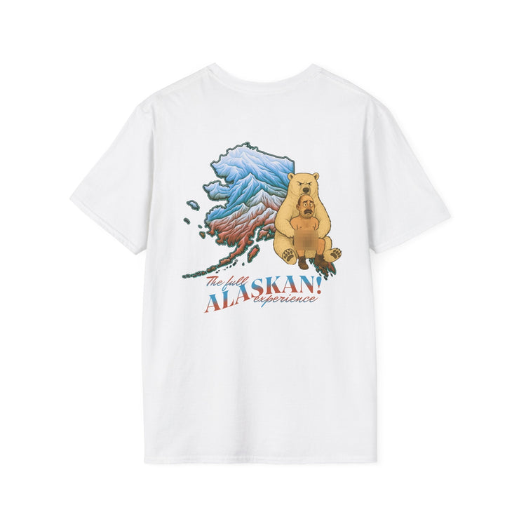 Alaskan Adventure Unisex Softstyle T-Shirt, Bear Graphic Tee, Outdoor Apparel, Nature Lover Gift, Travel Souvenir, Casual Wear V2 - Bold PrintAlaskan Adventure Unisex Softstyle T-Shirt, Bear Graphic Tee, Outdoor Apparel, Nature Lover Gift, Travel Souvenir, Casual Wear V2T-ShirtAlaskan Adventure Unisex Softstyle T-Shirt, Bear Graphic Tee, Outdoor Apparel, Nature Lover Gift, Travel Souvenir, Casual Wear V2