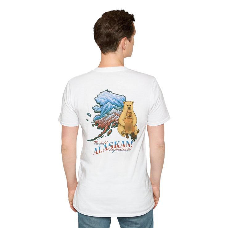 Alaskan Adventure Unisex Softstyle T-Shirt, Bear Graphic Tee, Outdoor Apparel, Nature Lover Gift, Travel Souvenir, Casual Wear V2 - Bold PrintAlaskan Adventure Unisex Softstyle T-Shirt, Bear Graphic Tee, Outdoor Apparel, Nature Lover Gift, Travel Souvenir, Casual Wear V2T-ShirtAlaskan Adventure Unisex Softstyle T-Shirt, Bear Graphic Tee, Outdoor Apparel, Nature Lover Gift, Travel Souvenir, Casual Wear V2