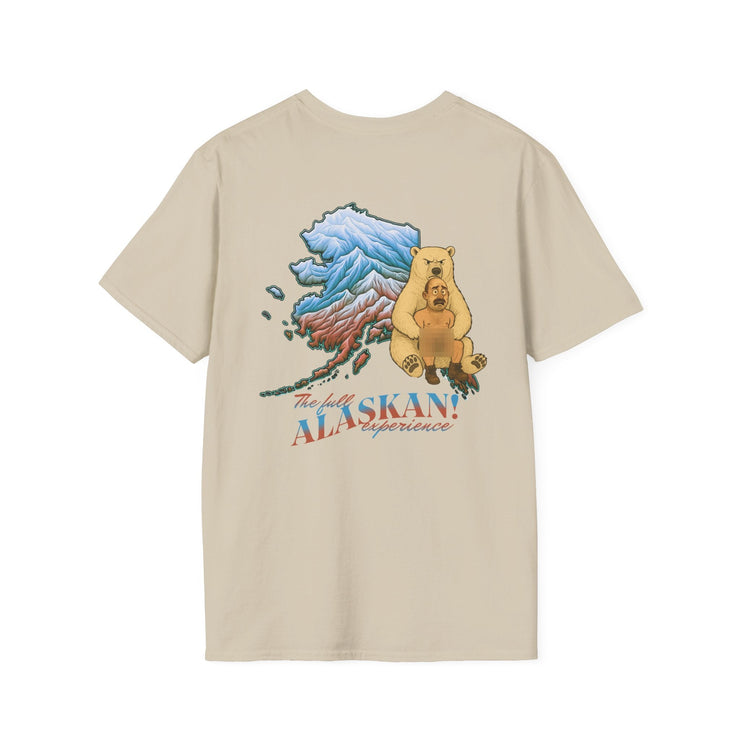 Alaskan Adventure Unisex Softstyle T-Shirt, Bear Graphic Tee, Outdoor Apparel, Nature Lover Gift, Travel Souvenir, Casual Wear V2 - Bold PrintAlaskan Adventure Unisex Softstyle T-Shirt, Bear Graphic Tee, Outdoor Apparel, Nature Lover Gift, Travel Souvenir, Casual Wear V2T-ShirtAlaskan Adventure Unisex Softstyle T-Shirt, Bear Graphic Tee, Outdoor Apparel, Nature Lover Gift, Travel Souvenir, Casual Wear V2