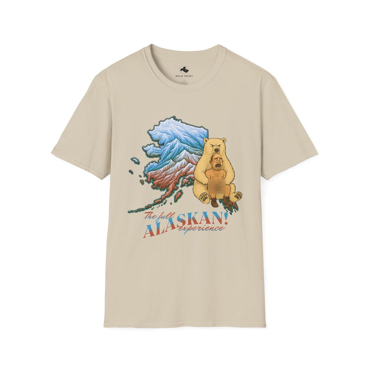 Alaskan Adventure Unisex Softstyle T-Shirt, Bear Graphic Tee, Outdoor Apparel, Nature Lover Gift, Travel Souvenir, Casual Wear - Bold PrintAlaskan Adventure Unisex Softstyle T-Shirt, Bear Graphic Tee, Outdoor Apparel, Nature Lover Gift, Travel Souvenir, Casual WearT-ShirtAlaskan Adventure Unisex Softstyle T-Shirt, Bear Graphic Tee, Outdoor Apparel, Nature Lover Gift, Travel Souvenir, Casual Wear