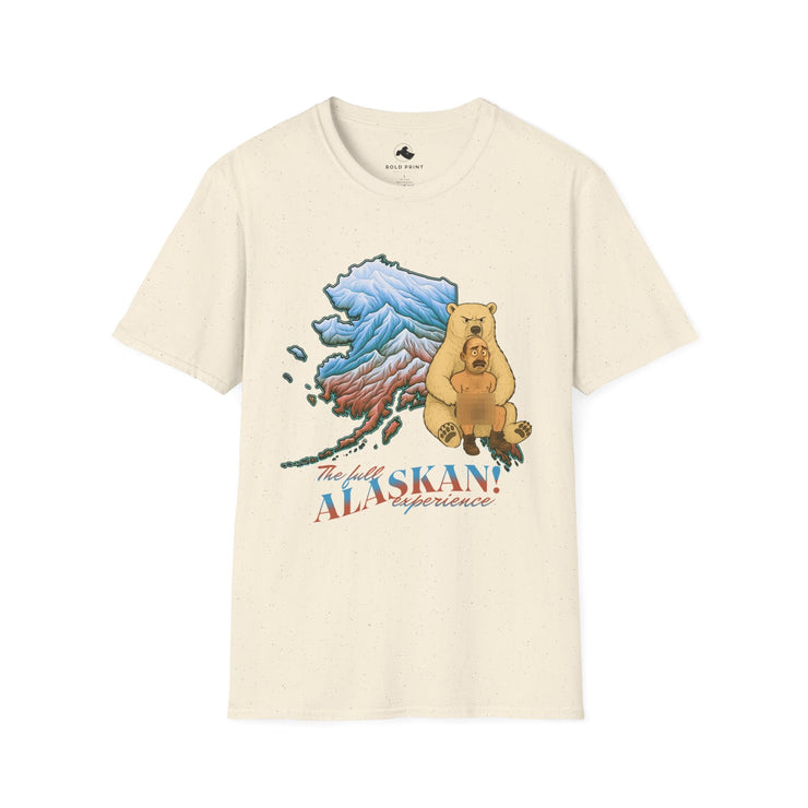 Alaskan Adventure Unisex Softstyle T-Shirt, Bear Graphic Tee, Outdoor Apparel, Nature Lover Gift, Travel Souvenir, Casual Wear - Bold PrintAlaskan Adventure Unisex Softstyle T-Shirt, Bear Graphic Tee, Outdoor Apparel, Nature Lover Gift, Travel Souvenir, Casual WearT-ShirtAlaskan Adventure Unisex Softstyle T-Shirt, Bear Graphic Tee, Outdoor Apparel, Nature Lover Gift, Travel Souvenir, Casual Wear