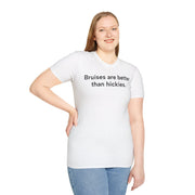 Bruises Are BetterUnisex Softstyle T-shirt, Statement Tee, Funny Shirt, Pickup Line Comment T-Shirt, "Bruises Are Better", Quote Shirt - Bold PrintBruises Are BetterUnisex Softstyle T-shirt, Statement Tee, Funny Shirt, Pickup Line Comment T-Shirt, "Bruises Are Better", Quote ShirtT-ShirtBruises Are BetterUnisex Softstyle T-shirt, Statement Tee, Funny Shirt, Pickup Line Comment T-Shirt, "Bruises Are Better", Quote Shirt
