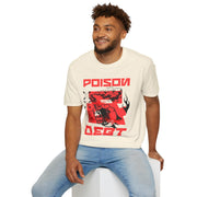 Edgy Poison Debt Graphic Tee - Perfect for Casual Wear, Street Style, Music Festivals, Gifts for Friends, Statement T-Shirt - Bold PrintEdgy Poison Debt Graphic Tee - Perfect for Casual Wear, Street Style, Music Festivals, Gifts for Friends, Statement T-ShirtT-ShirtEdgy Poison Debt Graphic Tee - Perfect for Casual Wear, Street Style, Music Festivals, Gifts for Friends, Statement T-Shirt