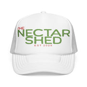 Embroidered Foam Trucker Hat - Stylish, Adjustable, Perfect for Outdoor Events, Gifts, and Casual Wear, The Nectar Shed, Trendy Cap - Bold PrintEmbroidered Foam Trucker Hat - Stylish, Adjustable, Perfect for Outdoor Events, Gifts, and Casual Wear, The Nectar Shed, Trendy CapHatsEmbroidered Foam Trucker Hat - Stylish, Adjustable, Perfect for Outdoor Events, Gifts, and Casual Wear, The Nectar Shed, Trendy Cap