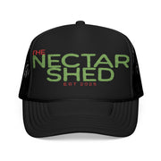 Embroidered Foam Trucker Hat - Stylish, Adjustable, Perfect for Outdoor Events, Gifts, and Casual Wear, The Nectar Shed, Trendy Cap - Bold PrintEmbroidered Foam Trucker Hat - Stylish, Adjustable, Perfect for Outdoor Events, Gifts, and Casual Wear, The Nectar Shed, Trendy CapHatsEmbroidered Foam Trucker Hat - Stylish, Adjustable, Perfect for Outdoor Events, Gifts, and Casual Wear, The Nectar Shed, Trendy Cap