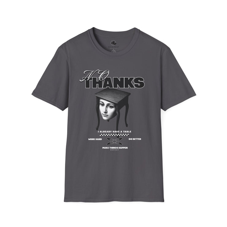 Funny Table T-Shirt, Table Gift, Unisex Softstyle Tee, College Humor Shirt, Casual Wear for Grads, Unique Party Outfit - Bold PrintFunny Table T-Shirt, Table Gift, Unisex Softstyle Tee, College Humor Shirt, Casual Wear for Grads, Unique Party OutfitT-ShirtFunny Table T-Shirt, Table Gift, Unisex Softstyle Tee, College Humor Shirt, Casual Wear for Grads, Unique Party Outfit