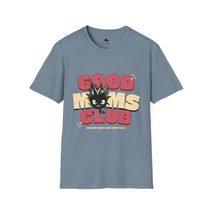 Good Moms Club Unisex T-Shirt, Gifts for Moms, Cute Mom Apparel, Mother's Day Shirt, Comfortable Casual Wear, Funny Family Tee - Bold PrintGood Moms Club Unisex T-Shirt, Gifts for Moms, Cute Mom Apparel, Mother's Day Shirt, Comfortable Casual Wear, Funny Family TeeT-ShirtGood Moms Club Unisex T-Shirt, Gifts for Moms, Cute Mom Apparel, Mother's Day Shirt, Comfortable Casual Wear, Funny Family Tee