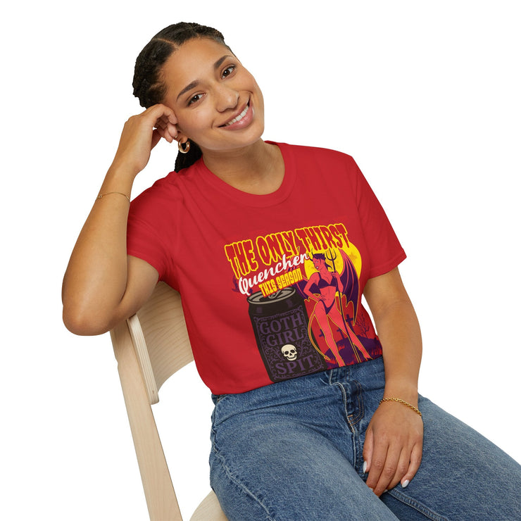 Goth Girl Halloween T-Shirt, Spooky Apparel, Unisex Graphic Tee, Halloween Party Shirt, Goth Aesthetic Fashion - Bold PrintGoth Girl Halloween T-Shirt, Spooky Apparel, Unisex Graphic Tee, Halloween Party Shirt, Goth Aesthetic FashionT-ShirtGoth Girl Halloween T-Shirt, Spooky Apparel, Unisex Graphic Tee, Halloween Party Shirt, Goth Aesthetic Fashion