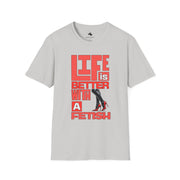 Life is Better with a Fetish T-Shirt | Fun Graphic Tee for Fashion Lovers, Gift for Birthdays, Casual Wear, Fashion Statements Red High Heels - Bold PrintLife is Better with a Fetish T-Shirt | Fun Graphic Tee for Fashion Lovers, Gift for Birthdays, Casual Wear, Fashion Statements Red High HeelsT-ShirtLife is Better with a Fetish T-Shirt | Fun Graphic Tee for Fashion Lovers, Gift for Birthdays, Casual Wear, Fashion Statements Red High Heels