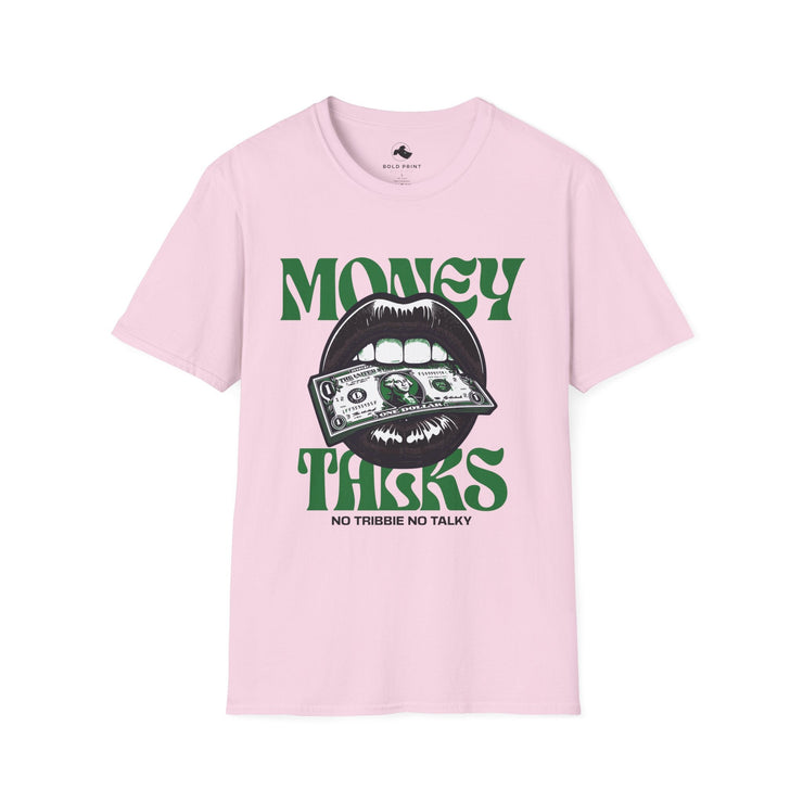 Money Talks Unisex Softstyle T-Shirt, Trendy Graphic Tee, Gift for Her, Stylish Casual Wear, Streetwear Fashion, Birthday Gift Black Lipstick - Bold PrintMoney Talks Unisex Softstyle T-Shirt, Trendy Graphic Tee, Gift for Her, Stylish Casual Wear, Streetwear Fashion, Birthday Gift Black LipstickT-ShirtMoney Talks Unisex Softstyle T-Shirt, Trendy Graphic Tee, Gift for Her, Stylish Casual Wear, Streetwear Fashion, Birthday Gift Black Lipstick