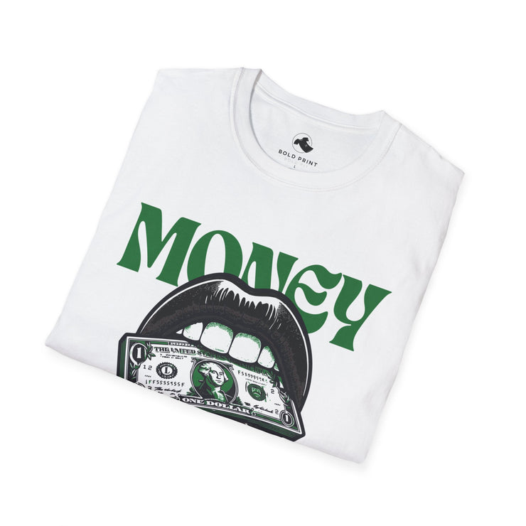 Money Talks Unisex Softstyle T-Shirt, Trendy Graphic Tee, Gift for Her, Stylish Casual Wear, Streetwear Fashion, Birthday Gift Black Lipstick - Bold PrintMoney Talks Unisex Softstyle T-Shirt, Trendy Graphic Tee, Gift for Her, Stylish Casual Wear, Streetwear Fashion, Birthday Gift Black LipstickT-ShirtMoney Talks Unisex Softstyle T-Shirt, Trendy Graphic Tee, Gift for Her, Stylish Casual Wear, Streetwear Fashion, Birthday Gift Black Lipstick