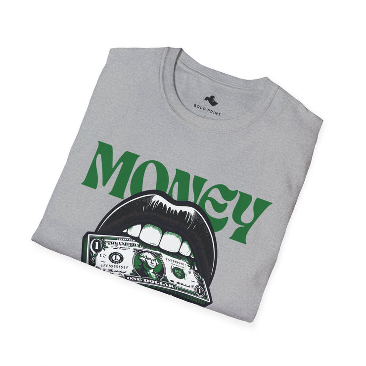 Money Talks Unisex Softstyle T-Shirt, Trendy Graphic Tee, Gift for Her, Stylish Casual Wear, Streetwear Fashion, Birthday Gift Black Lipstick - Bold PrintMoney Talks Unisex Softstyle T-Shirt, Trendy Graphic Tee, Gift for Her, Stylish Casual Wear, Streetwear Fashion, Birthday Gift Black LipstickT-ShirtMoney Talks Unisex Softstyle T-Shirt, Trendy Graphic Tee, Gift for Her, Stylish Casual Wear, Streetwear Fashion, Birthday Gift Black Lipstick