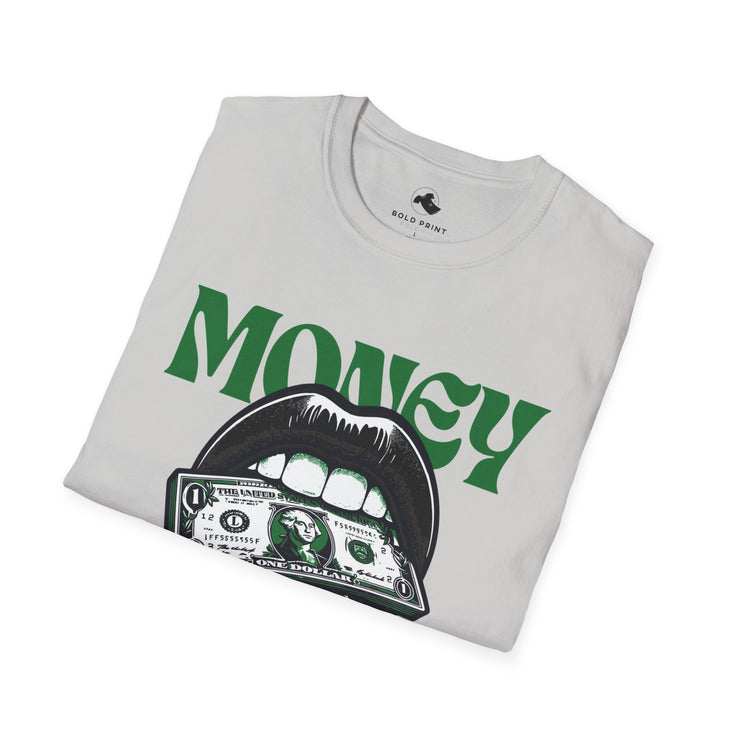 Money Talks Unisex Softstyle T-Shirt, Trendy Graphic Tee, Gift for Her, Stylish Casual Wear, Streetwear Fashion, Birthday Gift Black Lipstick - Bold PrintMoney Talks Unisex Softstyle T-Shirt, Trendy Graphic Tee, Gift for Her, Stylish Casual Wear, Streetwear Fashion, Birthday Gift Black LipstickT-ShirtMoney Talks Unisex Softstyle T-Shirt, Trendy Graphic Tee, Gift for Her, Stylish Casual Wear, Streetwear Fashion, Birthday Gift Black Lipstick