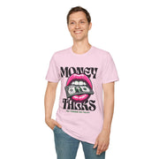 Money Talks Unisex Softstyle T-Shirt, Trendy Graphic Tee, Gift for Her, Stylish Casual Wear, Streetwear Fashion, Birthday Gift Pink Lipstick - Bold PrintMoney Talks Unisex Softstyle T-Shirt, Trendy Graphic Tee, Gift for Her, Stylish Casual Wear, Streetwear Fashion, Birthday Gift Pink LipstickT-ShirtMoney Talks Unisex Softstyle T-Shirt, Trendy Graphic Tee, Gift for Her, Stylish Casual Wear, Streetwear Fashion, Birthday Gift Pink Lipstick