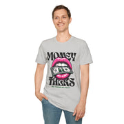 Money Talks Unisex Softstyle T-Shirt, Trendy Graphic Tee, Gift for Her, Stylish Casual Wear, Streetwear Fashion, Birthday Gift Pink Lipstick - Bold PrintMoney Talks Unisex Softstyle T-Shirt, Trendy Graphic Tee, Gift for Her, Stylish Casual Wear, Streetwear Fashion, Birthday Gift Pink LipstickT-ShirtMoney Talks Unisex Softstyle T-Shirt, Trendy Graphic Tee, Gift for Her, Stylish Casual Wear, Streetwear Fashion, Birthday Gift Pink Lipstick
