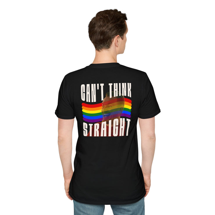 Pride Message T-Shirt, Can't Think Straight Tee, Unisex LGBTQ+ Shirt, Softstyle Tee, Comfort Wear for Pride Events, Gift for Allies V2 - Bold PrintPride Message T-Shirt, Can't Think Straight Tee, Unisex LGBTQ+ Shirt, Softstyle Tee, Comfort Wear for Pride Events, Gift for Allies V2T-ShirtPride Message T-Shirt, Can't Think Straight Tee, Unisex LGBTQ+ Shirt, Softstyle Tee, Comfort Wear for Pride Events, Gift for Allies V2
