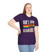 Pride Message T-Shirt, Can't Think Straight Tee, Unisex LGBTQ+ Shirt, Softstyle Tee, Comfort Wear for Pride Events, Gift for Allies - Bold PrintPride Message T-Shirt, Can't Think Straight Tee, Unisex LGBTQ+ Shirt, Softstyle Tee, Comfort Wear for Pride Events, Gift for AlliesT-ShirtPride Message T-Shirt, Can't Think Straight Tee, Unisex LGBTQ+ Shirt, Softstyle Tee, Comfort Wear for Pride Events, Gift for Allies