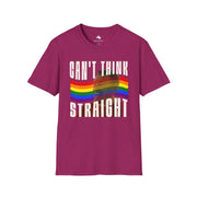 Pride Message T-Shirt, Can't Think Straight Tee, Unisex LGBTQ+ Shirt, Softstyle Tee, Comfort Wear for Pride Events, Gift for Allies - Bold PrintPride Message T-Shirt, Can't Think Straight Tee, Unisex LGBTQ+ Shirt, Softstyle Tee, Comfort Wear for Pride Events, Gift for AlliesT-ShirtPride Message T-Shirt, Can't Think Straight Tee, Unisex LGBTQ+ Shirt, Softstyle Tee, Comfort Wear for Pride Events, Gift for Allies
