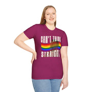 Pride Message T-Shirt, Can't Think Straight Tee, Unisex LGBTQ+ Shirt, Softstyle Tee, Comfort Wear for Pride Events, Gift for Allies - Bold PrintPride Message T-Shirt, Can't Think Straight Tee, Unisex LGBTQ+ Shirt, Softstyle Tee, Comfort Wear for Pride Events, Gift for AlliesT-ShirtPride Message T-Shirt, Can't Think Straight Tee, Unisex LGBTQ+ Shirt, Softstyle Tee, Comfort Wear for Pride Events, Gift for Allies