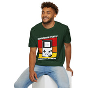 Retro Gamer T-Shirt | Wanna Play Games Bitch | Unisex Softstyle Tee | Perfect for Gamers, Birthdays, Retro Parties, or Casual Wear - Bold PrintRetro Gamer T-Shirt | Wanna Play Games Bitch | Unisex Softstyle Tee | Perfect for Gamers, Birthdays, Retro Parties, or Casual WearT-ShirtRetro Gamer T-Shirt | Wanna Play Games Bitch | Unisex Softstyle Tee | Perfect for Gamers, Birthdays, Retro Parties, or Casual Wear