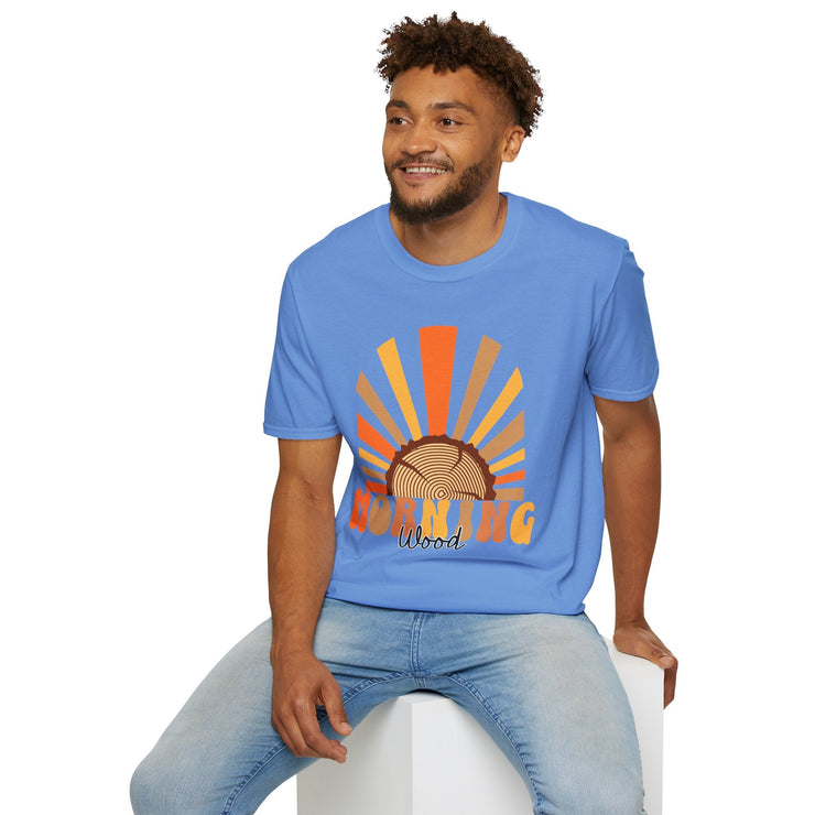 Sunrise Vibes T-Shirt, Morning Wood Graphic Tee, Unisex Casual Wear, Summer Style, Gift for Nature Lovers, Relaxed Fit Top - Bold PrintSunrise Vibes T-Shirt, Morning Wood Graphic Tee, Unisex Casual Wear, Summer Style, Gift for Nature Lovers, Relaxed Fit TopT-ShirtSunrise Vibes T-Shirt, Morning Wood Graphic Tee, Unisex Casual Wear, Summer Style, Gift for Nature Lovers, Relaxed Fit Top