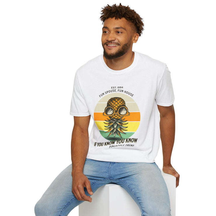 Unisex Pineapple Trend Tee | Casual Summer Style T-Shirt, Beachwear, Gift for Friends, Fun Spouse Tee, Retro Vibe - Bold PrintUnisex Pineapple Trend Tee | Casual Summer Style T-Shirt, Beachwear, Gift for Friends, Fun Spouse Tee, Retro VibeT-ShirtUnisex Pineapple Trend Tee | Casual Summer Style T-Shirt, Beachwear, Gift for Friends, Fun Spouse Tee, Retro Vibe