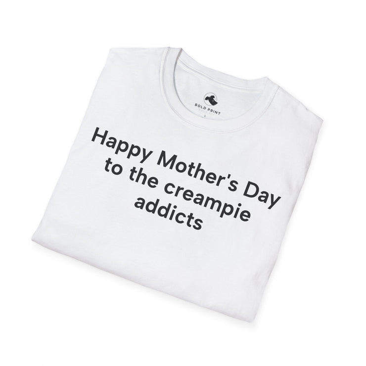 Unisex Softstyle T-shirt, Statement Tee, Funny Shirt, Pickup Line Comment T-Shirt, "Creampie Addicts", Quote Shirt - Bold PrintUnisex Softstyle T-shirt, Statement Tee, Funny Shirt, Pickup Line Comment T-Shirt, "Creampie Addicts", Quote ShirtT-ShirtUnisex Softstyle T-shirt, Statement Tee, Funny Shirt, Pickup Line Comment T-Shirt, "Creampie Addicts", Quote Shirt