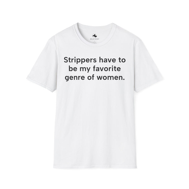 Unisex Softstyle T-shirt, Statement Tee, Funny Shirt, Pickup Line Comment T-Shirt, "Favorite Genre", Quote Shirt - Bold PrintUnisex Softstyle T-shirt, Statement Tee, Funny Shirt, Pickup Line Comment T-Shirt, "Favorite Genre", Quote ShirtT-ShirtUnisex Softstyle T-shirt, Statement Tee, Funny Shirt, Pickup Line Comment T-Shirt, "Favorite Genre", Quote Shirt