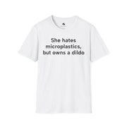 Unisex Softstyle T-shirt, Statement Tee, Funny Shirt, Pickup Line Comment T-Shirt, "Microplastics", Quote Shirt - Bold PrintUnisex Softstyle T-shirt, Statement Tee, Funny Shirt, Pickup Line Comment T-Shirt, "Microplastics", Quote ShirtT-ShirtUnisex Softstyle T-shirt, Statement Tee, Funny Shirt, Pickup Line Comment T-Shirt, "Microplastics", Quote Shirt