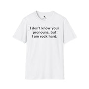 Unisex Softstyle T-shirt, Statement Tee, Funny Shirt, Pickup Line Comment T-Shirt, "Rock Hard", Quote Shirt - Bold PrintUnisex Softstyle T-shirt, Statement Tee, Funny Shirt, Pickup Line Comment T-Shirt, "Rock Hard", Quote ShirtT-ShirtUnisex Softstyle T-shirt, Statement Tee, Funny Shirt, Pickup Line Comment T-Shirt, "Rock Hard", Quote Shirt